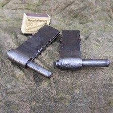 2 alte Torangel Dornmaß 12x41mm Türangel für Langbänder  Türgloben Torgloben