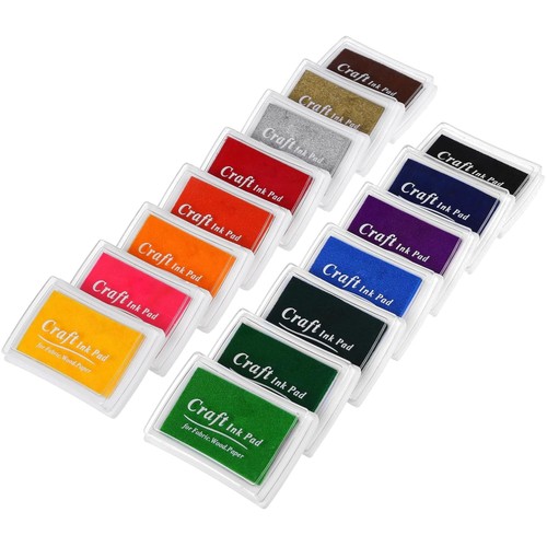 Stempelkissen set farben - stempelkissen, set,