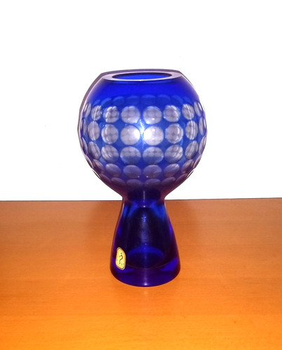 Ddr glas vase - vase, fernsehturm