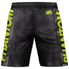 PHANTOM Fight Shorts EVO  MMA Grappling Kickboxen Thaiboxen Kampfsport BJJ NEON
