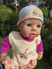 Zapf Puppe Chou Chou 48 cm Baby Puppe 2002 SET 19 bekommt Fiber und rote Backen