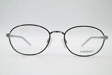 Brille DAVIDOFF 23065 Braun Schwarz Metallic Oval Brillengestell eyeglasses Neu