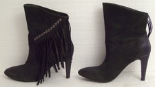Schwarze Damen Stiefelette
