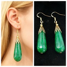 Smaragd Ohrringe Trofpen 925