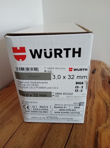 Würth diga nägel - diga, cs-2/3