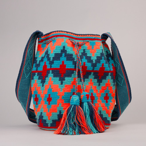 Wayuu tasche handgehäkelt aus - wayuu,