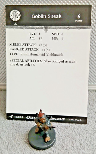 Goblin sneak figur - figur, +
