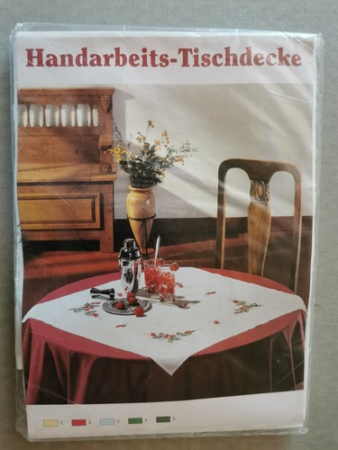 Tischdecke zum besticken x - tischdecke, 80