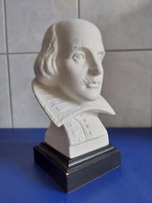 Goebel Porzellanfigur Büste-William Shakespeare-Bisquitporzellan-sign Bochmann-