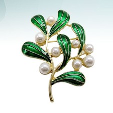  Brosche Schmuck Anstecknadel Hochzeit Aus Legierung Blatt Einfache Modebrosche
