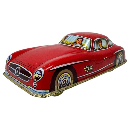 Mercedes 300 blechspielzeug - mercedes,