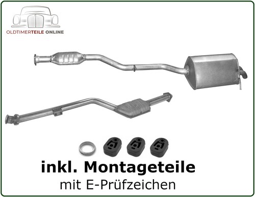 Auspuff set mit - auspuff,