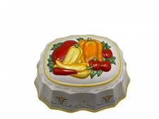 Franklin Mint Porzellan Puddingform "Le Cordon Bleu" 18 x 20 x 8,5 cm. Top Zusta