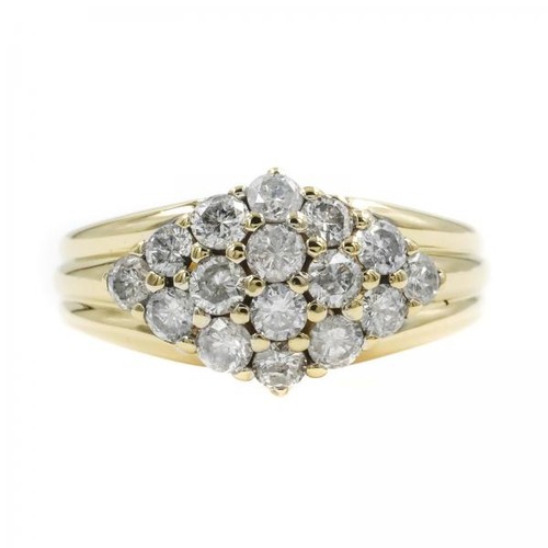 Ring mit brillanten - ring,