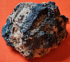 LAZULITH, APATIT, SIDERIT  Rapid Creek, Yukon  9 cm x 8 cm x 5 cm