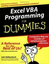Excel VBA Programming For