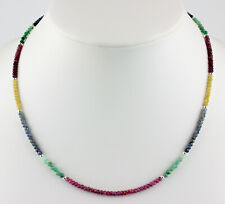 Rubin Saphir Smaragd Kette