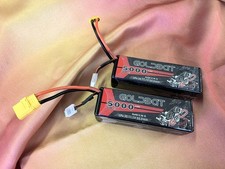 2x RC Li-Po Akkus 3S 11,1V 5000 mAh Hardcase mit XT-90 Stecker {{2 STÜCK!}}