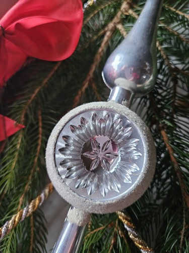 Antike christbaumspitze silber - antike,