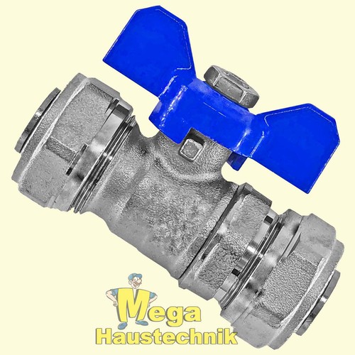 Schraubfitting kugelhahn blau - kugelhahn,