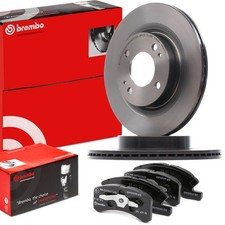 BREMBO Bremsenset Vorne Bremsscheiben Beläge 251mm