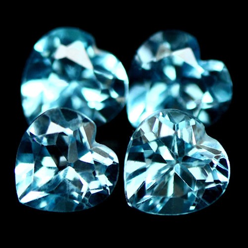 1swiss blue topas - 1swiss, (vvs)