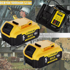 2x für Dewalt 18v Akku 5,0Ah