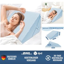 Verstellbares Keilkissen Hochdichter Schaum für Rücken, Schlaf, Reflux, Schla...