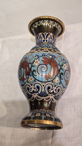 Alte cloisonné vase - alte, vase,