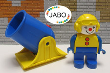 ( Q 9/4 ) LEGO Duplo Clown mit Kanone Zirkus Cirkus
