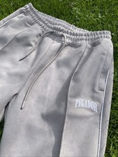 Pegador Weiche Hose Schlupfhose Wildleder Optik Zart Hell Grau M