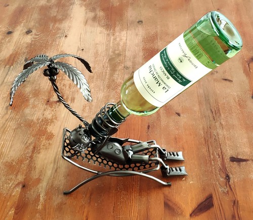Weinflaschenhalter urlauber - weinflaschenhalter,