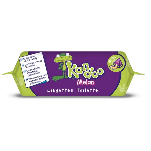Kandoo melon feuchttücher - melon,