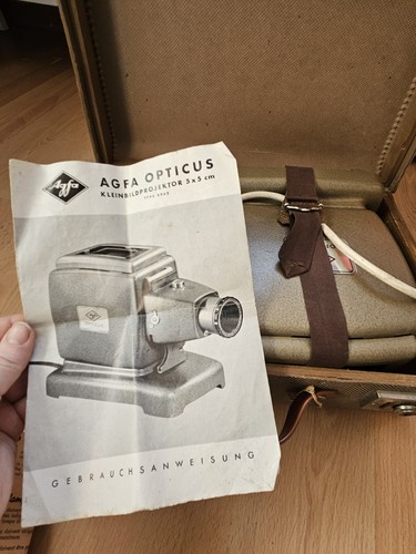 Agfa opticus dia projektor mit - opticus,