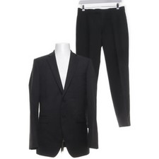 JOOP!, Anzug, Größe: 46, Acetat/Wolle/Viskose, Grau/Schwarz, Nadelstreifen #OIF