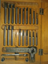 19 Stück Ausdrehstahl Satz Komet BO mit Halter Bohrstahl Drehstahl Gebraucht