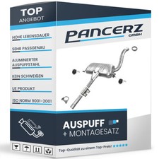 Mittelschalldämpfer für Audi