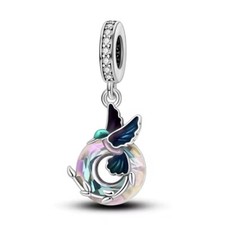 Vogel Kreis Charm Anhänger