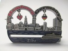 Hamburg Metall Magnet Souvenir