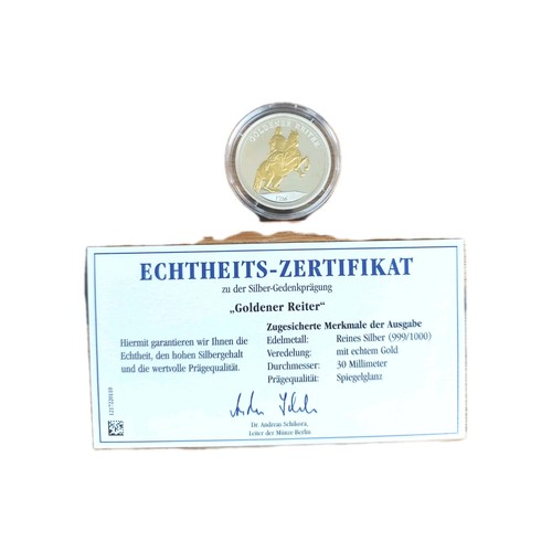 Goldener reiter 800 jahre - goldener,