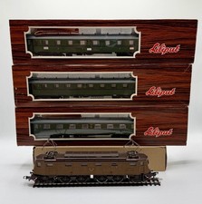 Fleischmann 1339 - FS E428 Modelleisenbahn Ersatzkarton + 3x Liliput Waggons H0