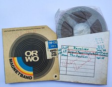 Tonband OWO Wolfen Magnetband 540 m Typ 120 Durchmesser 15 cm bespielt