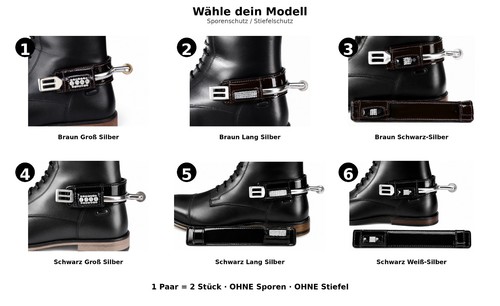 Sporen schutz stiefelschutz - sporen,