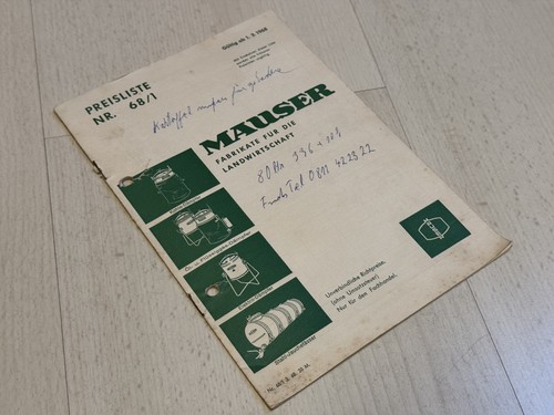 Mauser preisliste - mauser,