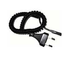 Rasierer Spiralkabel mit Netzstecker Braun u.a,für Geräte mit 220V Netzanschluss