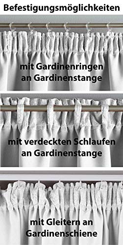 Gardinenbox vorhang blickdicht - vorhang,