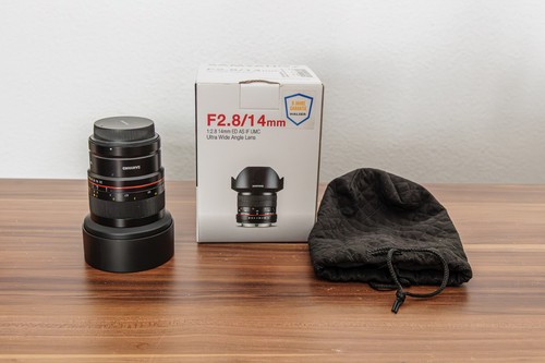 Objektiv samyang 14mm ed - 14mm, f2.8