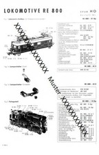 Märklin RE 800 Zeichnung von
