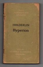 Texte Europäischer Literatur Holderlin Hyperion