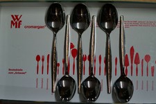 WMF Besteck Capri Cromargan mit Golddekor  Esslöffel, Löffel 19,5 cm